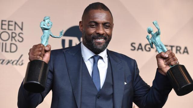Idris Elba at the 2016 SAG Awards (LA Times)