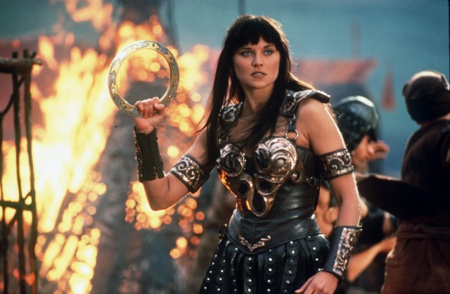 Lucy Lawless in "Xena: Warrior Princess" (Beyond The Marquee)