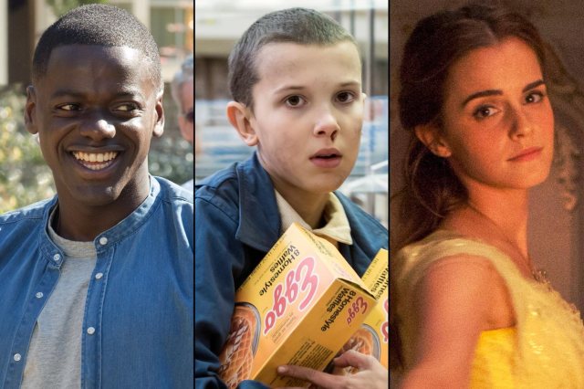 MTV Movie & TV Awards nominees Daniel Kaluuya, Millie Bobby Brown, and Emma Watson (Entertainment Weekly)